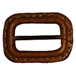 25 mm leather covered buckle no pin